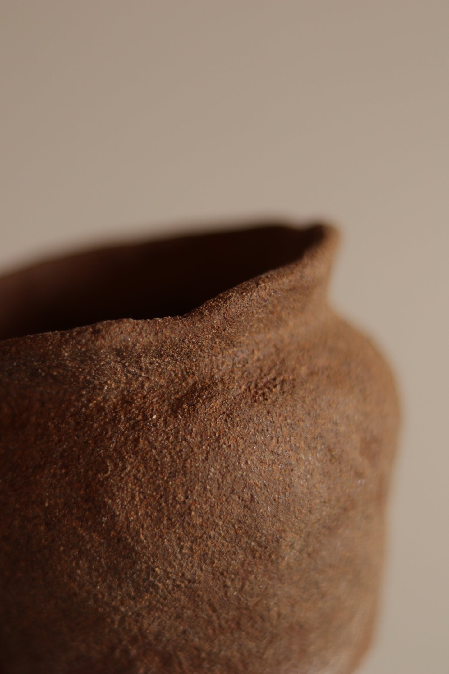 3.5" Gathered Earth Vessel