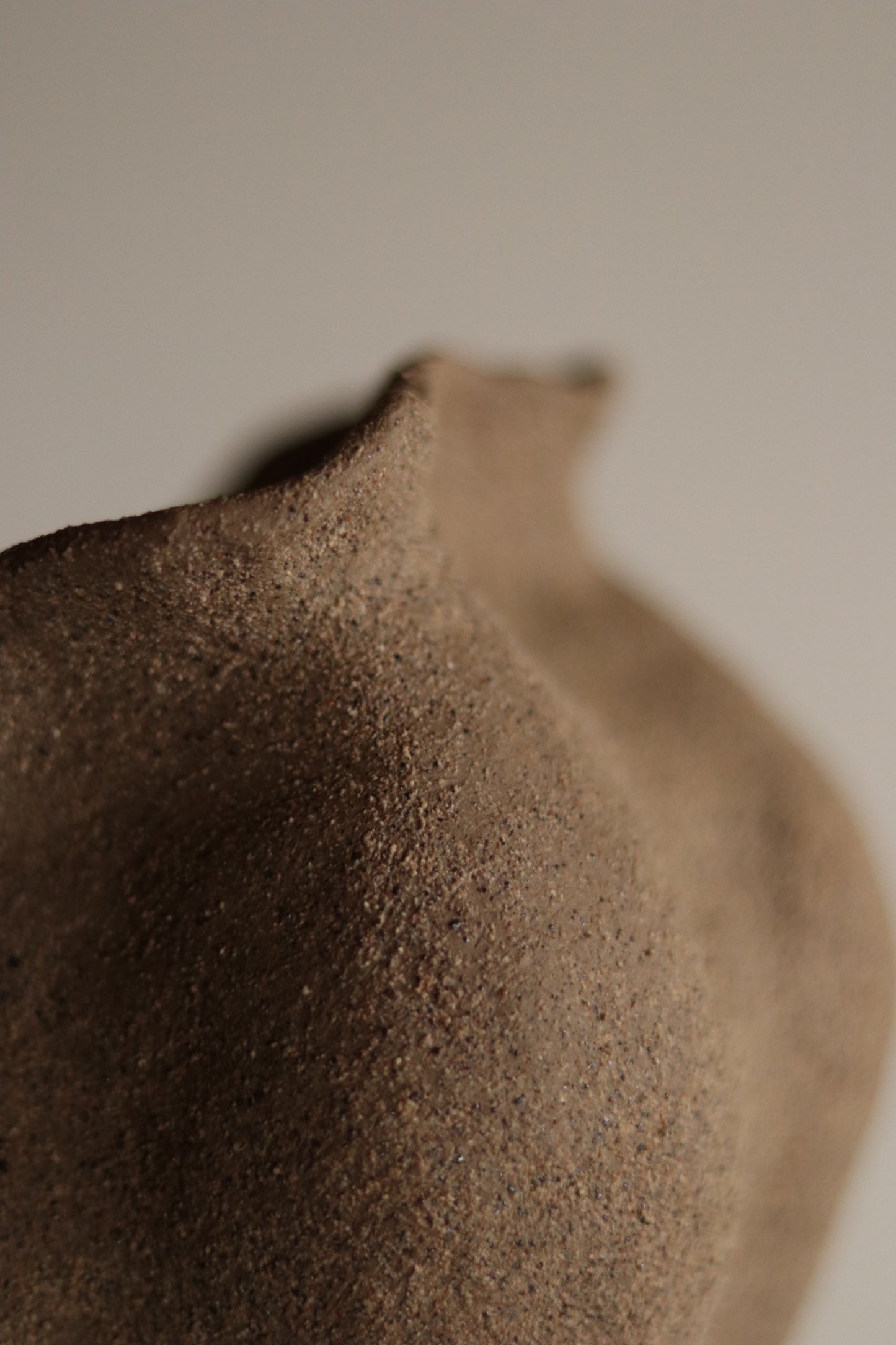 5.5" Gathered Earth Sculptural Vessel