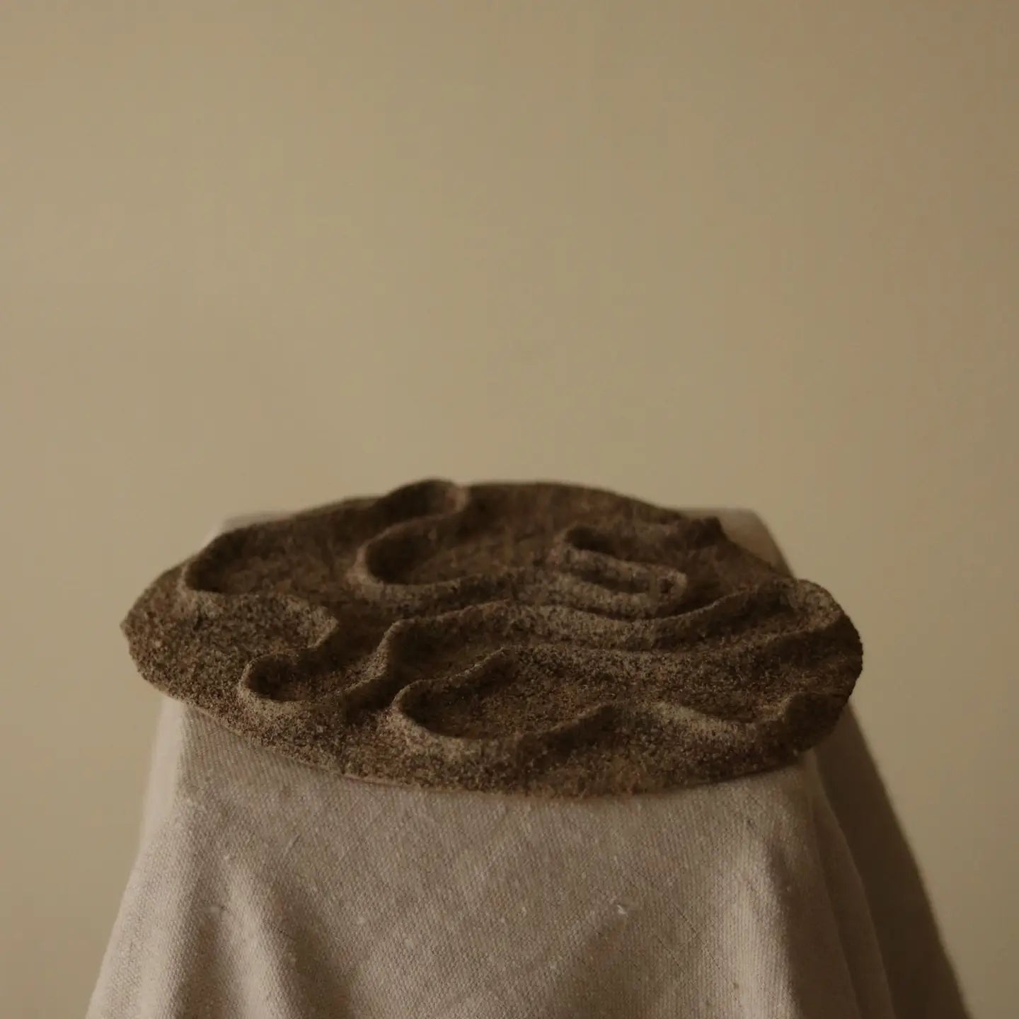 9” Gathered Earth Sculptural Dish