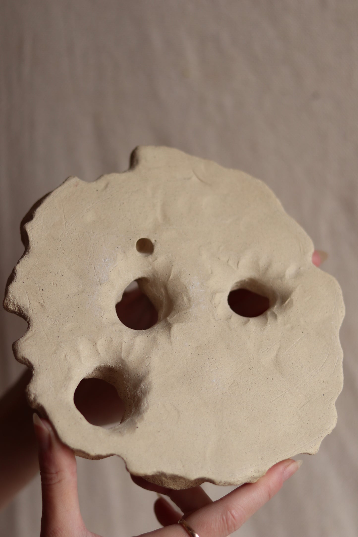 7" Gathered Earth Sculptural Wall Art