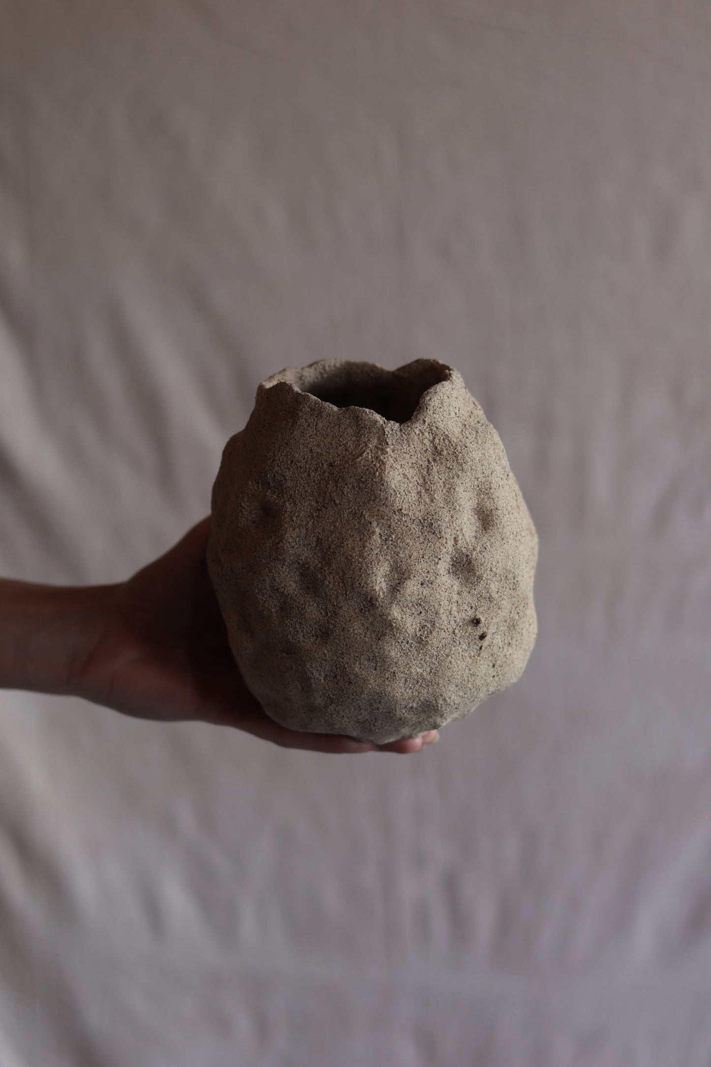 6" Gathered Earth Vessel