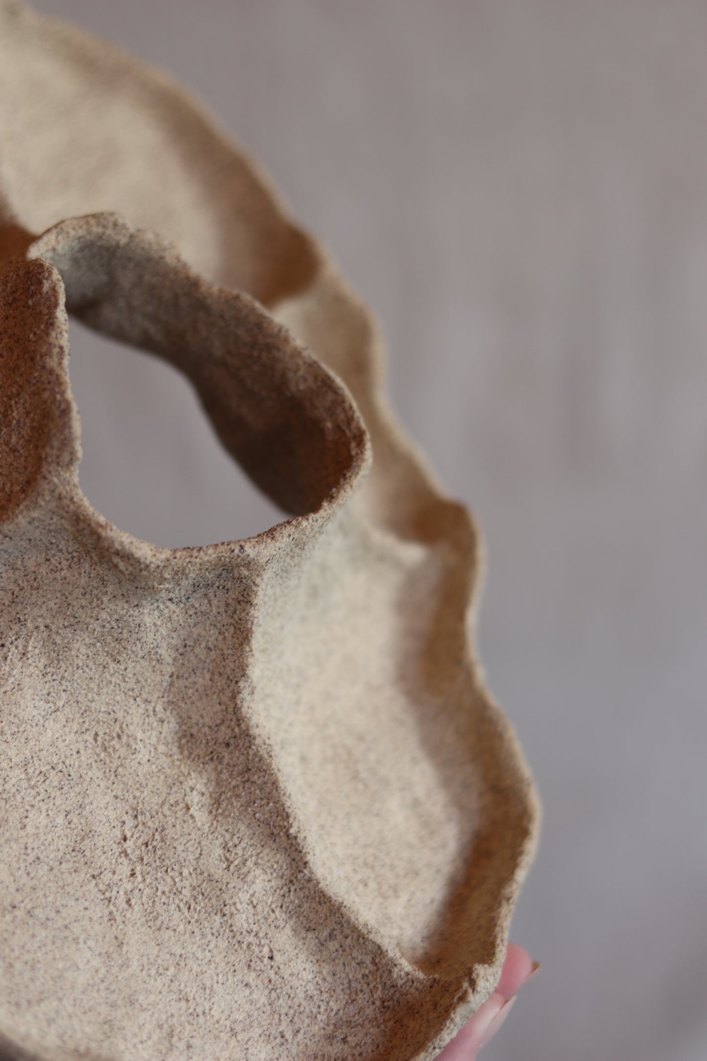 10" Gathered Earth Sculptural Dish