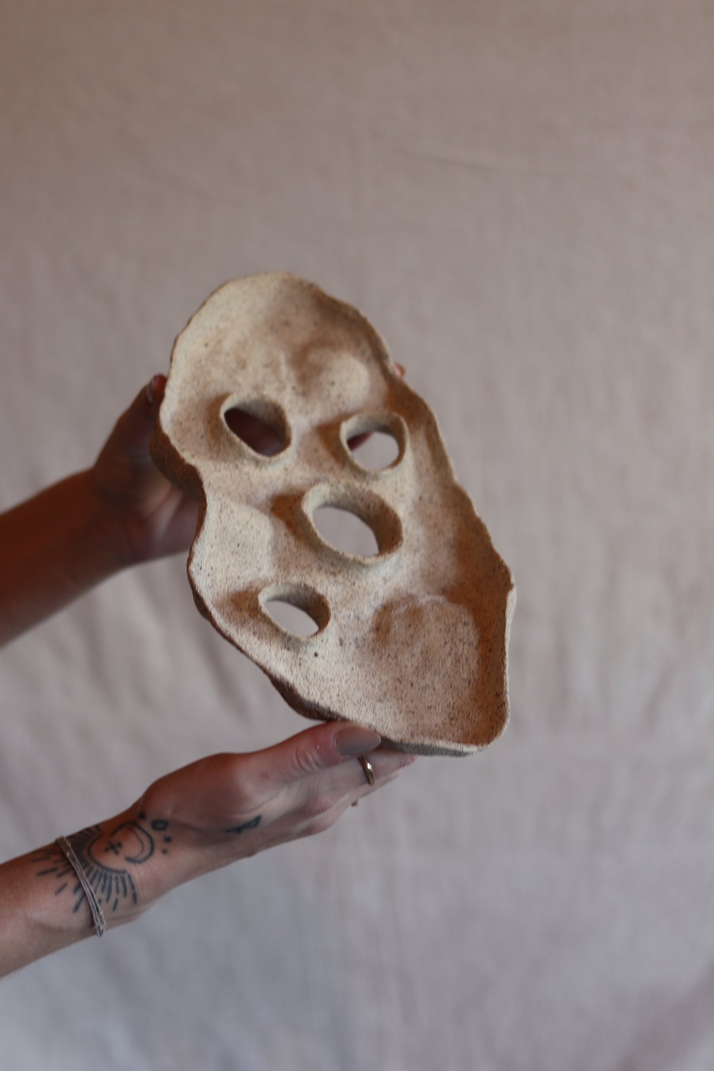 10" Gathered Earth Sculptural Dish