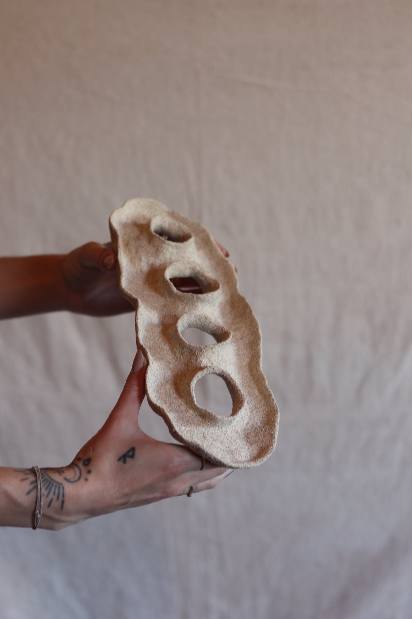 11" Gathered Earth Sculptural Dish