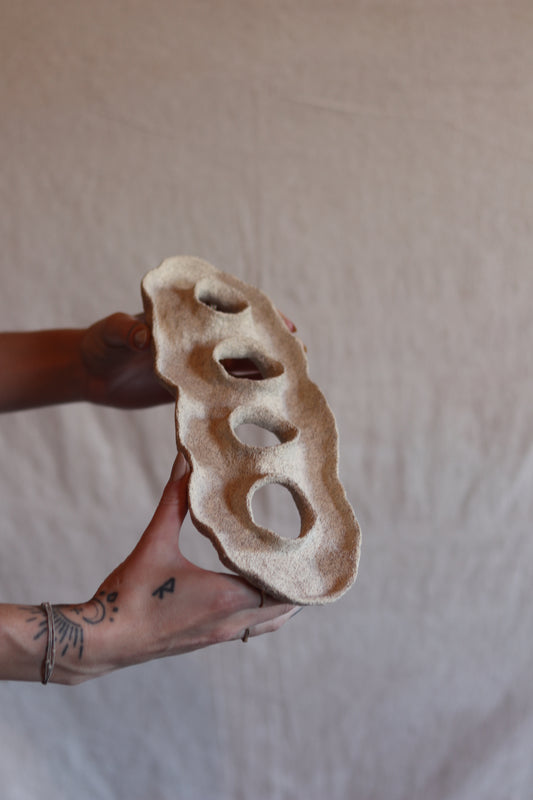 11" Gathered Earth Sculptural Dish
