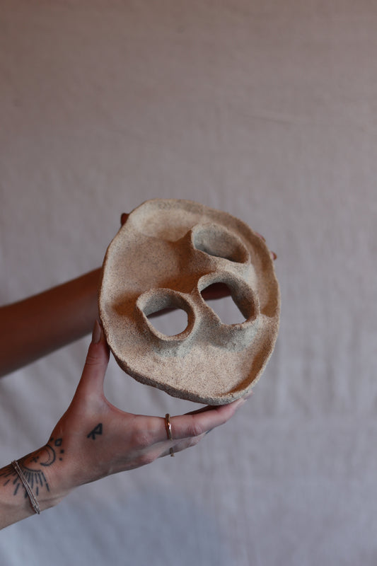 8" Gathered Earth Sculptural Dish