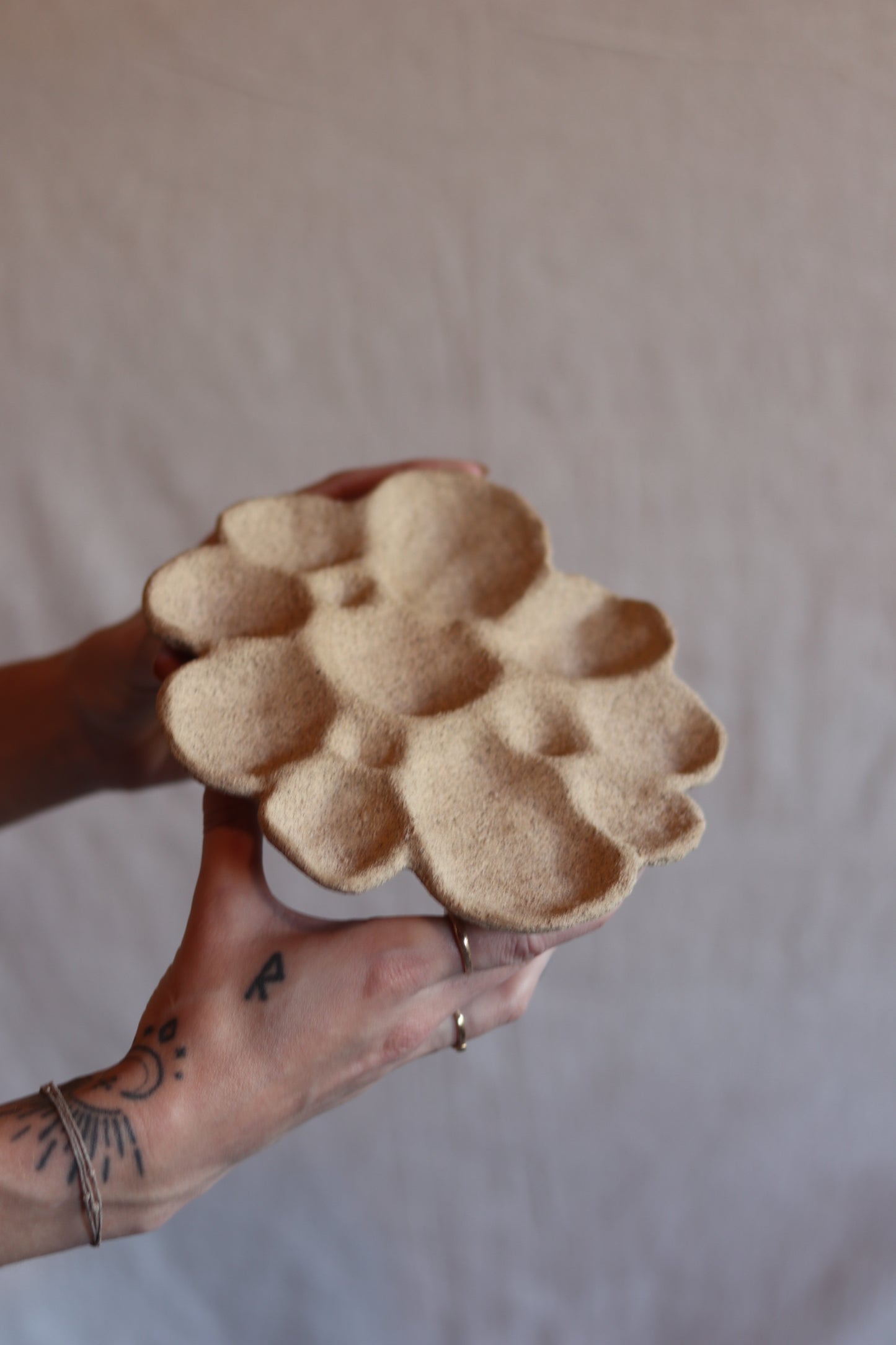 8" Gathered Earth Sculptural Dish
