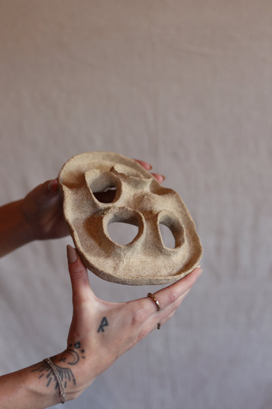 7" Gathered Earth Sculptural Dish