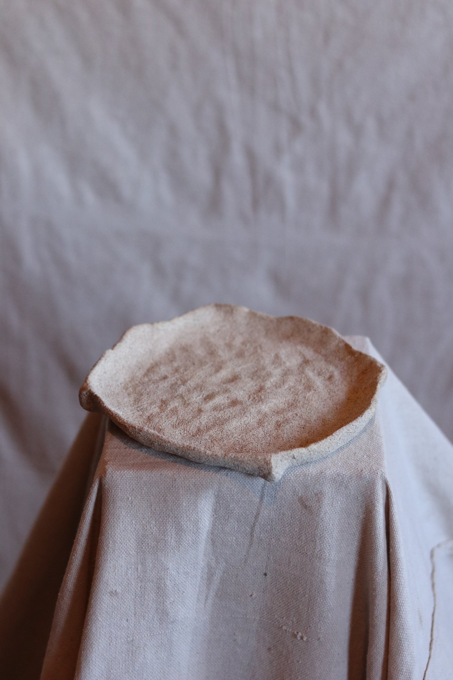 8" Gathered Earth Sculptural Dish