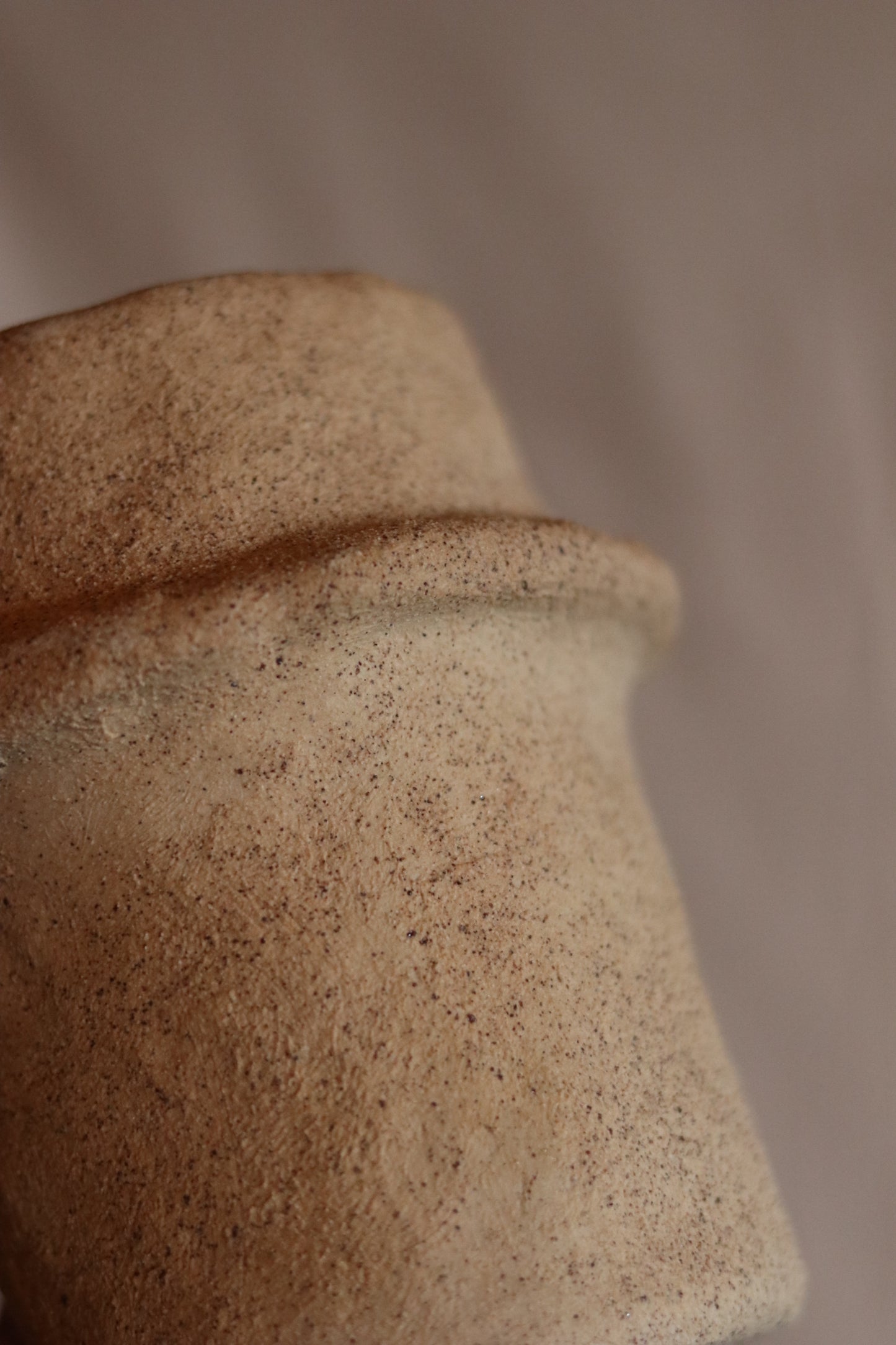 5.5" Gathered Earth Vessel