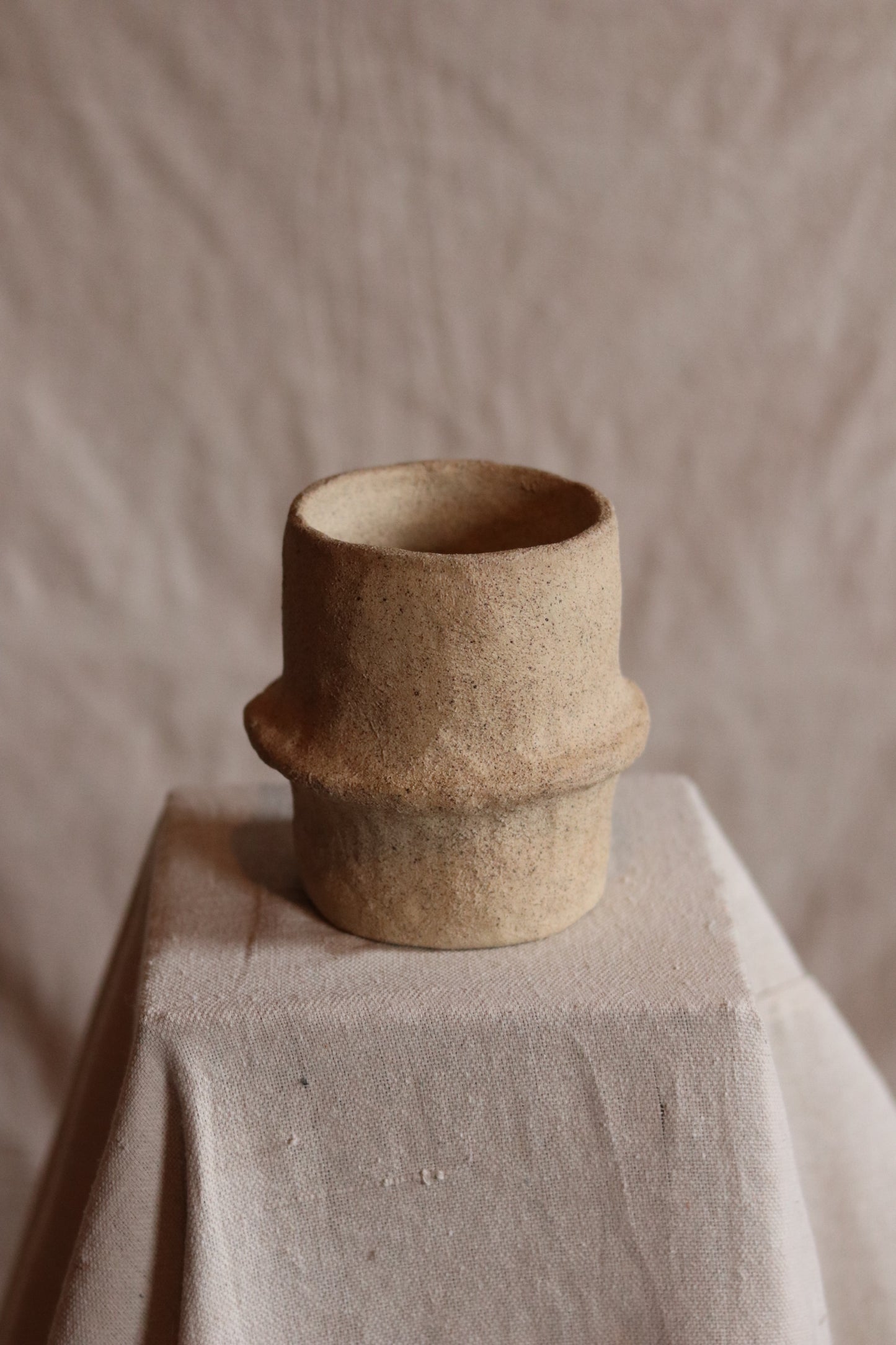 5" Gathered Earth Vessel