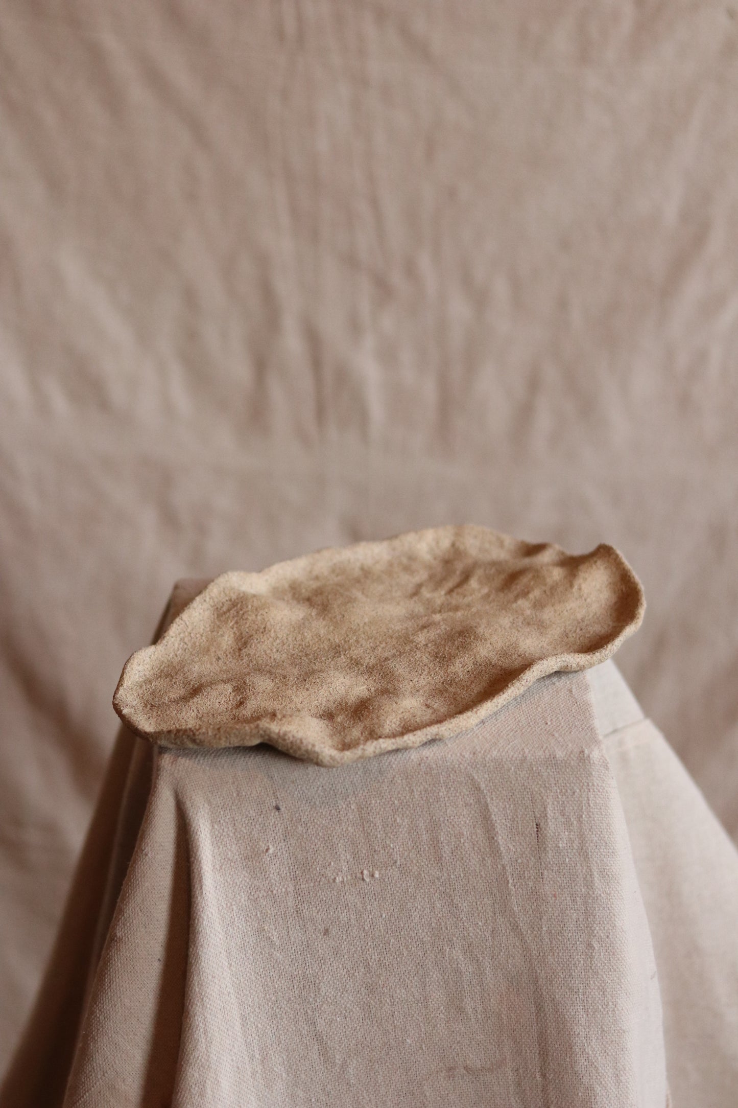 10" Gathered Earth Sculptural Dish