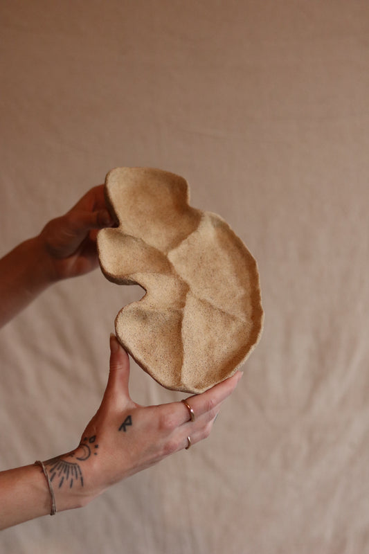 10" Gathered Earth Sculptural Dish