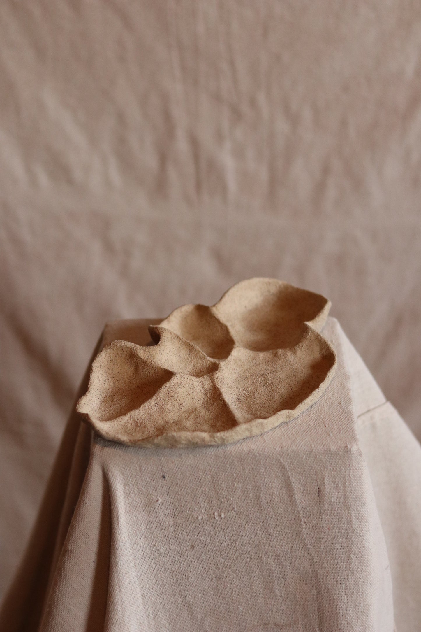 10" Gathered Earth Sculptural Dish