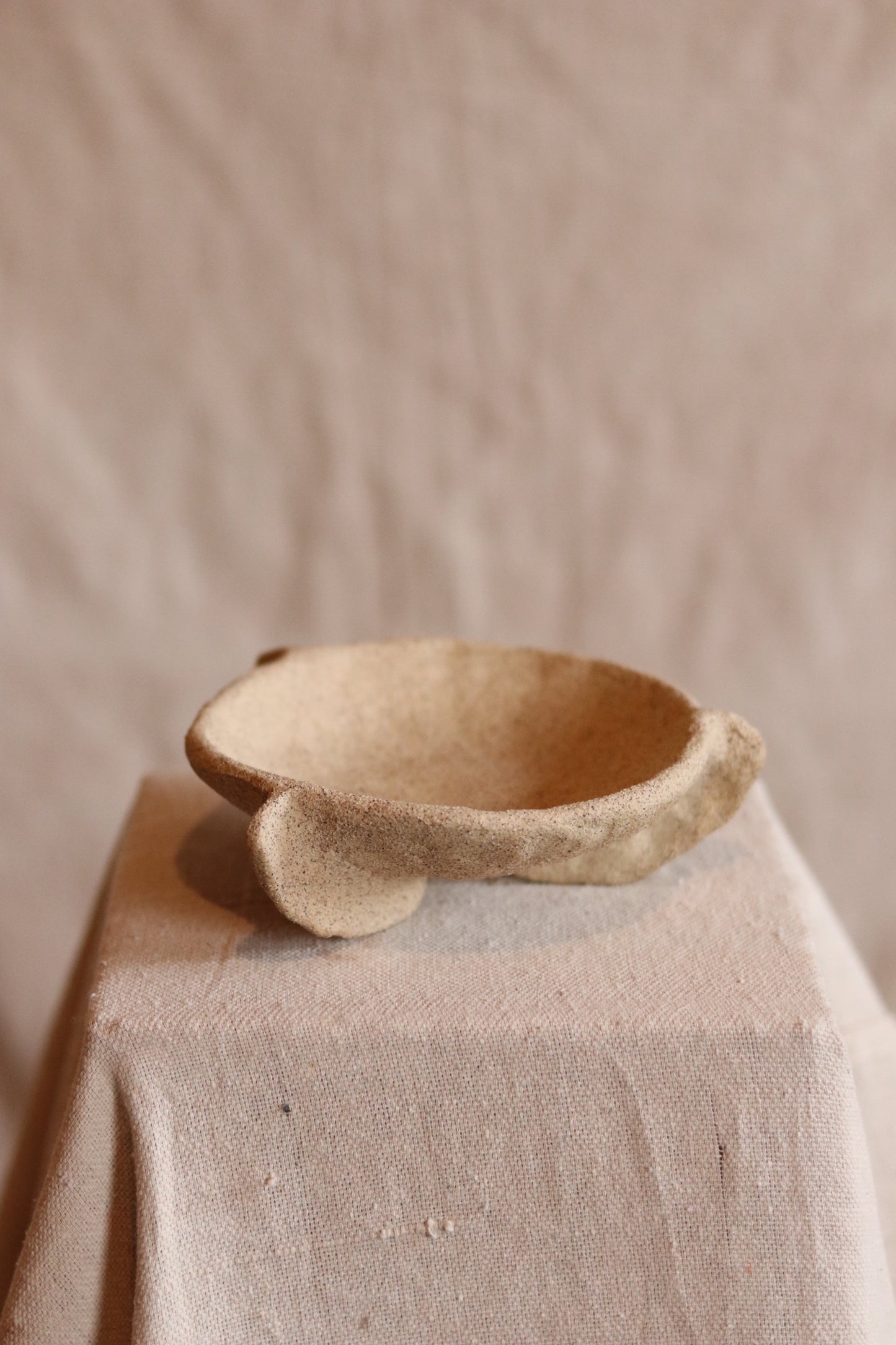 5.5" Gathered Earth Sculptural Bowl