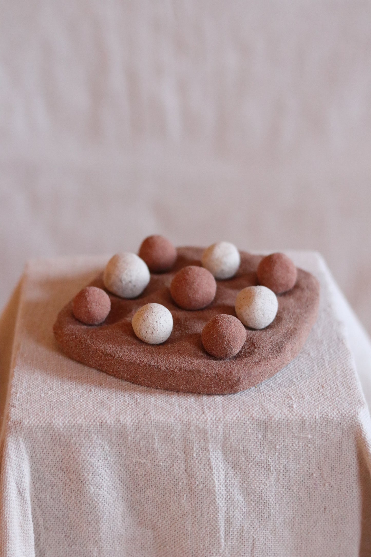 5" Gathered Earth tictactoe