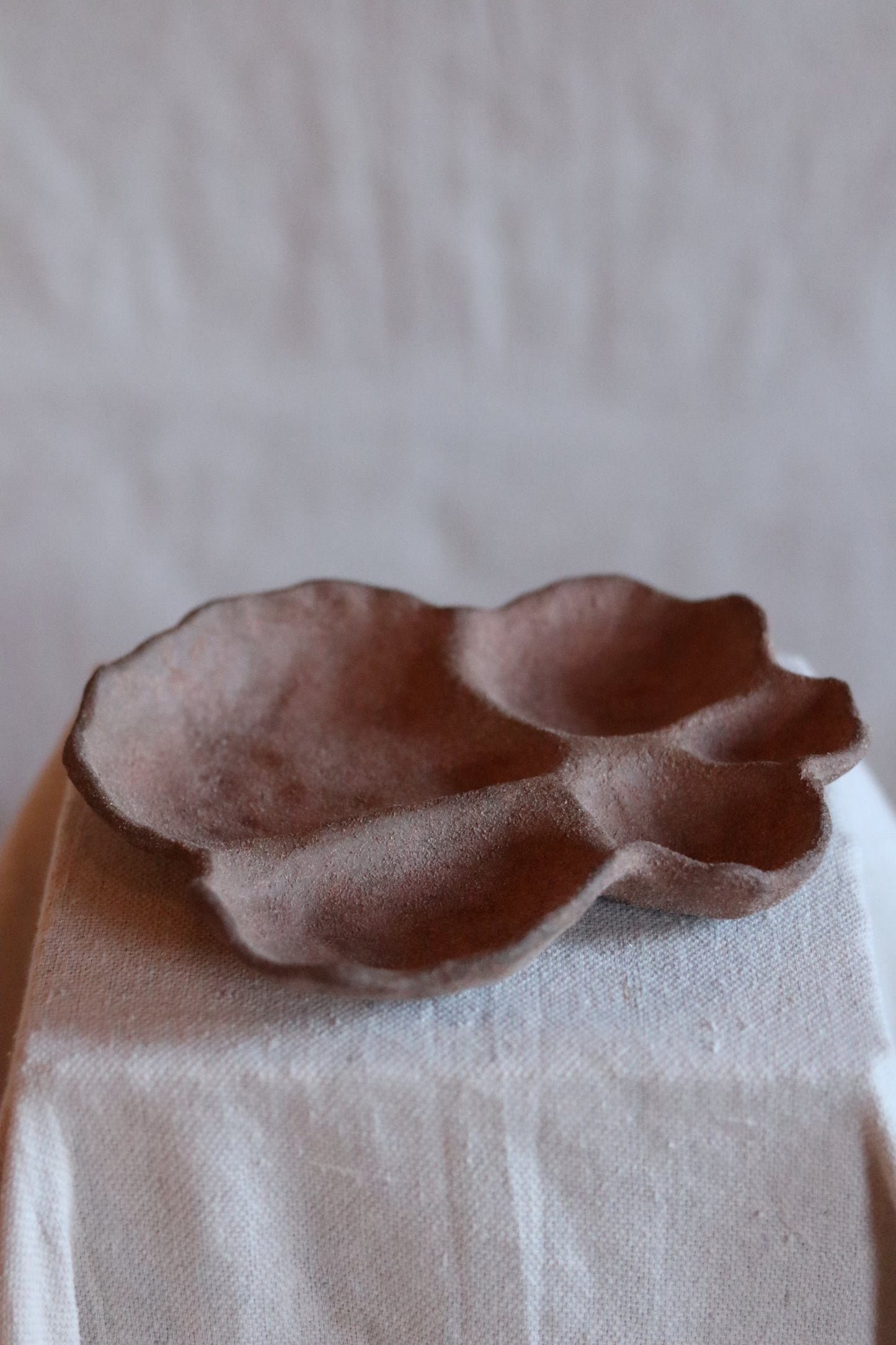 7" Gathered Earth Sculptural Dish