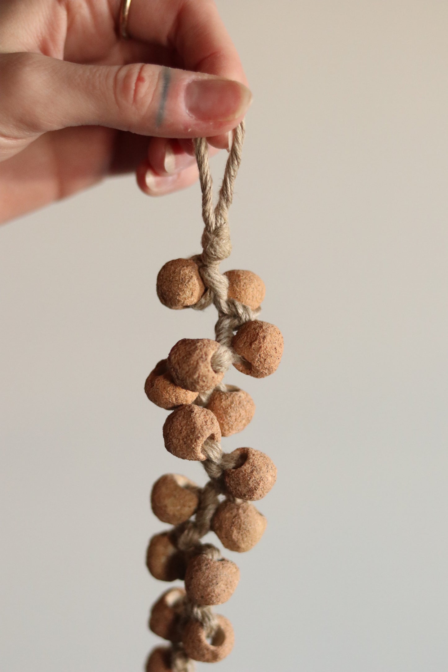 13" Gathered Earth Artifact Bead Strand