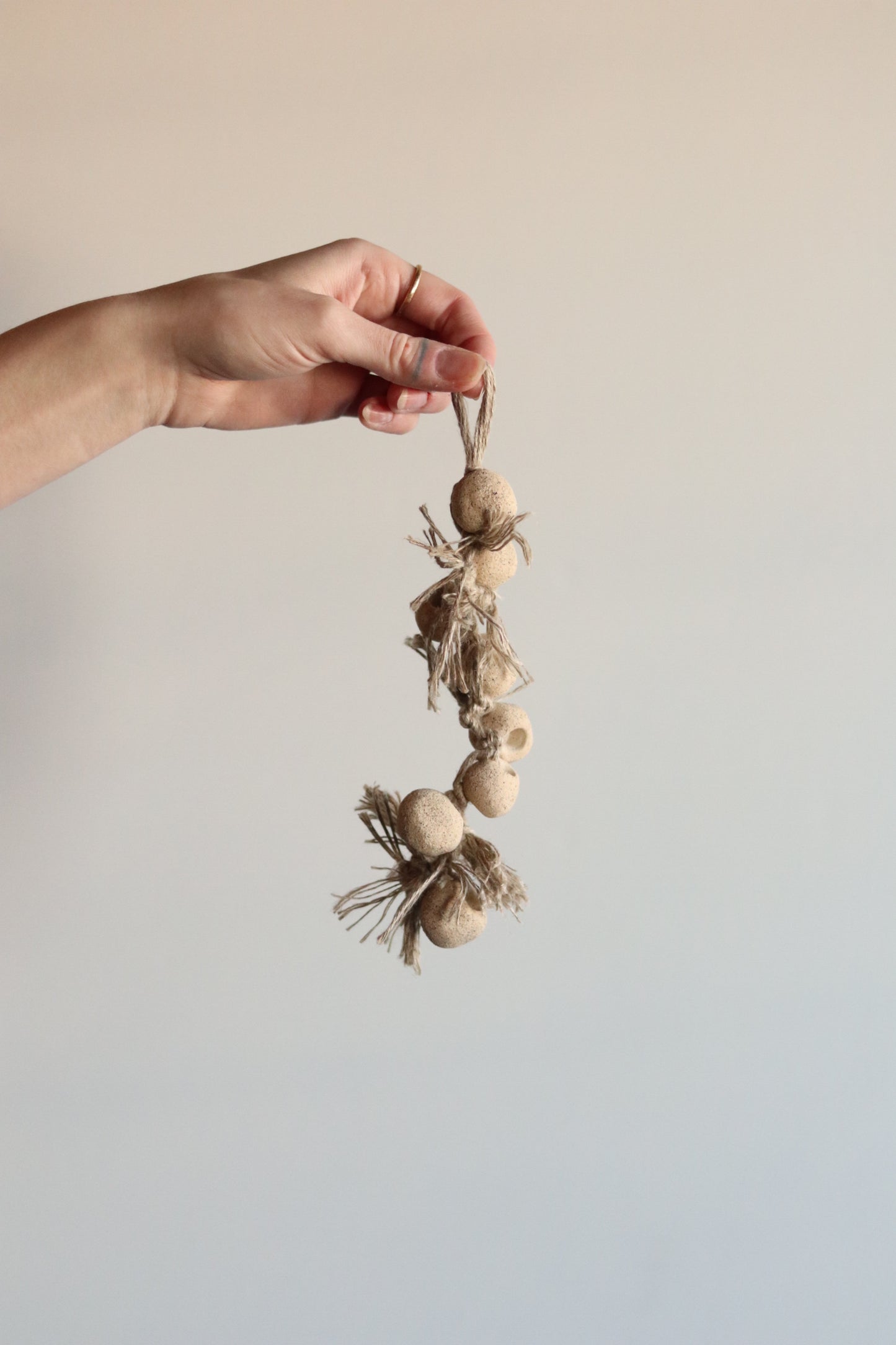 8" Gathered Earth Artifact Bead Strand