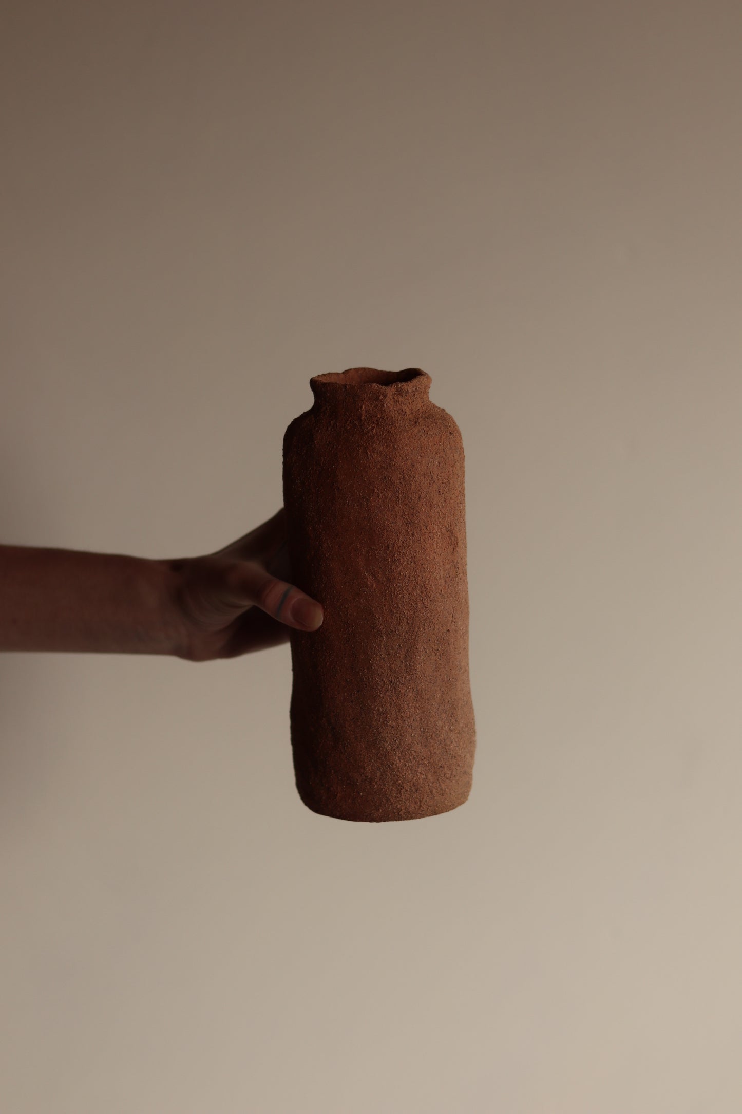 8.5" Gathered Earth Vessel