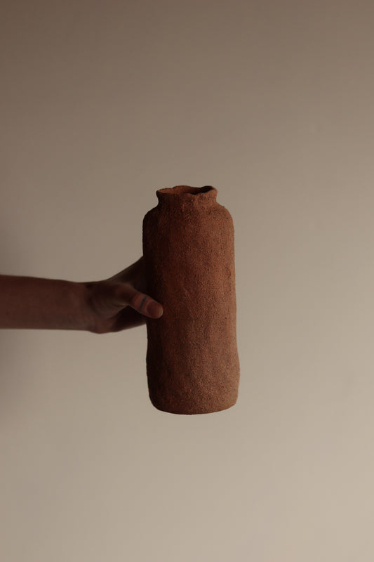 8.5" Gathered Earth Vessel