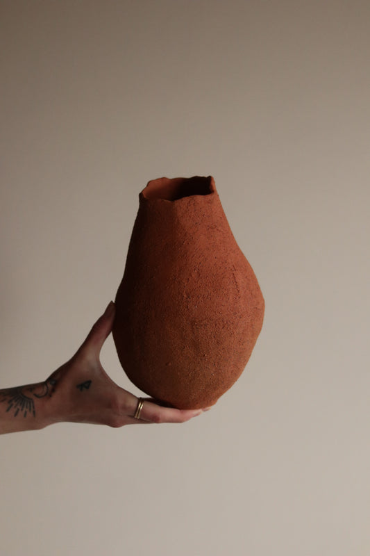 9" Gathered Earth Vessel