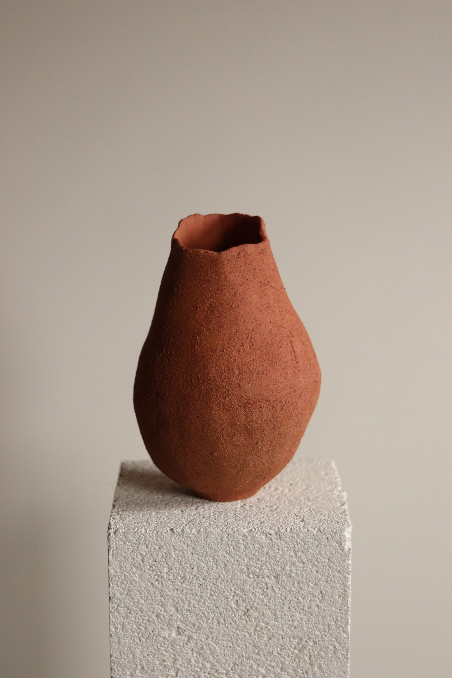 9" Gathered Earth Vessel