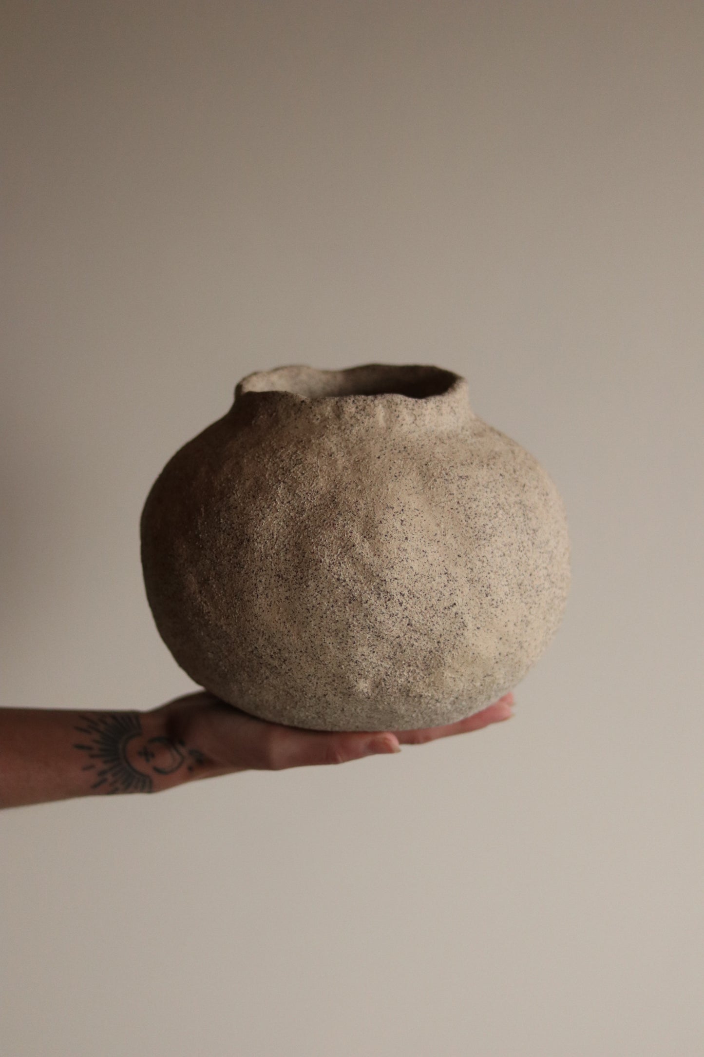 6.5" Gathered Earth Vessel