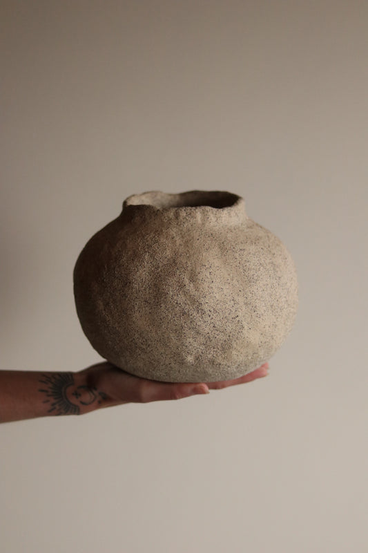 6.5" Gathered Earth Vessel