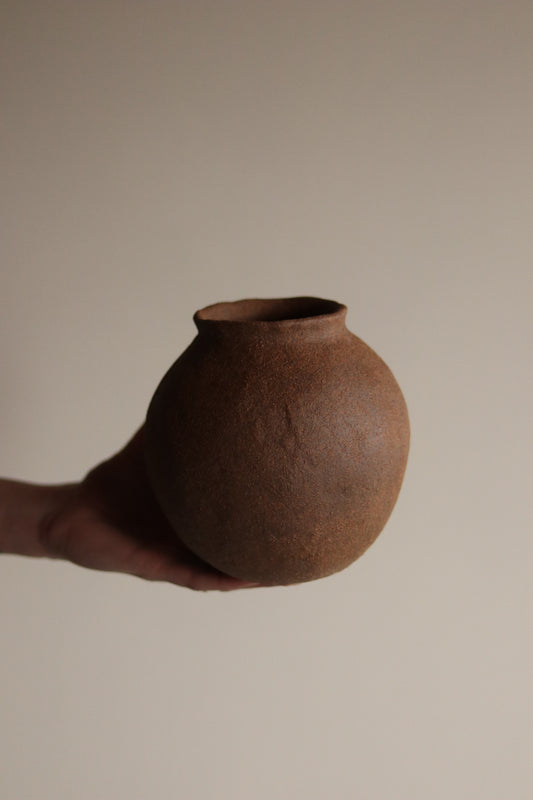 6" Gathered Earth Vessel
