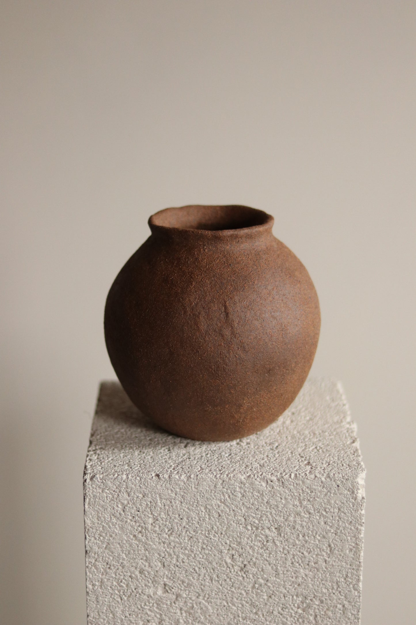 6" Gathered Earth Vessel