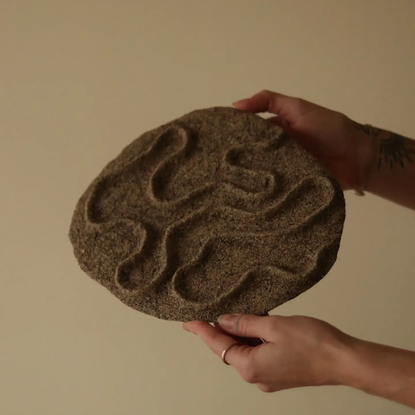 9” Gathered Earth Sculptural Dish