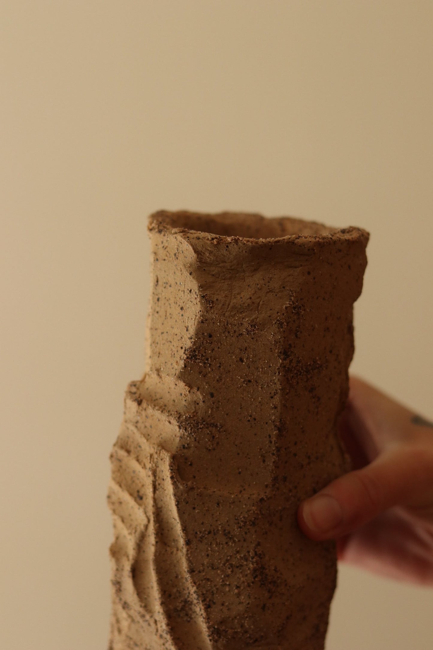 9" Gathered Earth Vessel